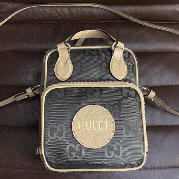 Gucci unisex off the grid GG supreme monogram logo handle crossbody bag NEW - Picture 6 of 9